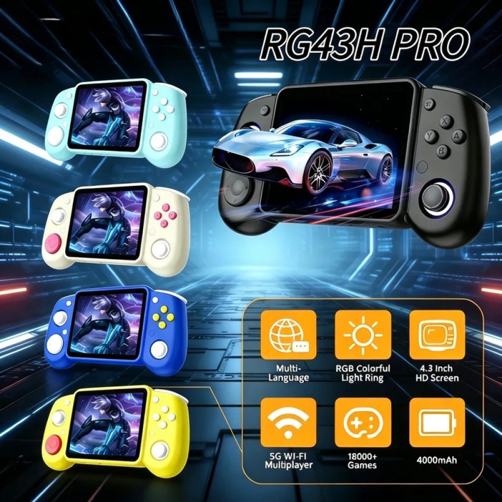 Retro Gaming Nostalgia - RG43H Pro Portable Retro Handheld Game
