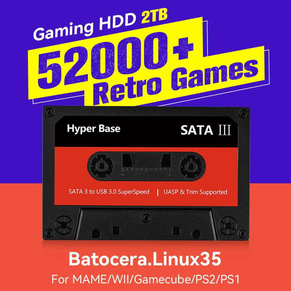Retro Gaming For Windows - Batocera 500GB/2TB Retro Game Console With