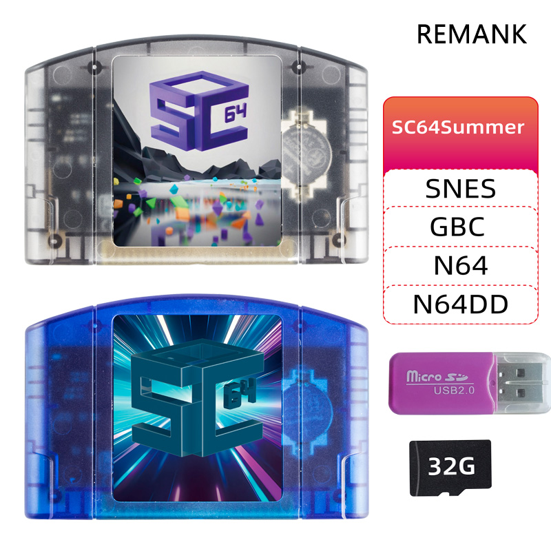 Retro Gaming Nostalgia - REMANK 5000-in1 SC64Summer SC64 Game Card