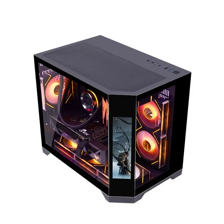 Retro Gaming Pc Case - Without Fan New Design Mid-tower MATX