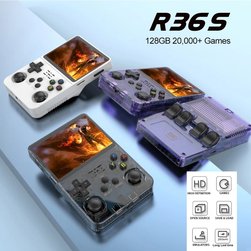 Retro Gaming Laptop - 2026 New R36S Retro Handheld Game