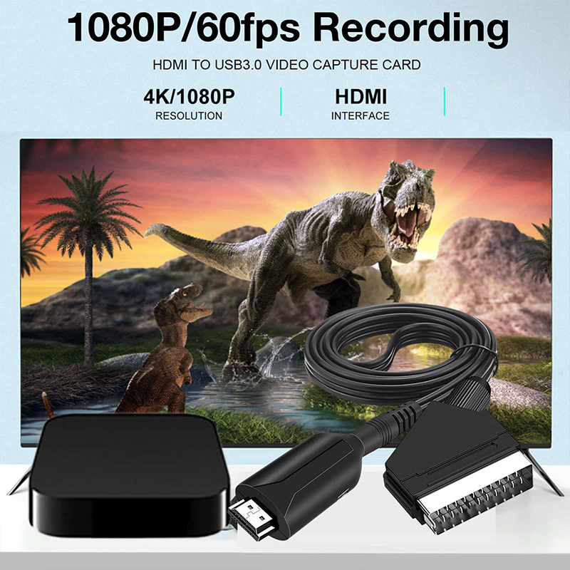 SCART to HDMI 1080P Audio Vide - Scart To Hdmi 评论和价格