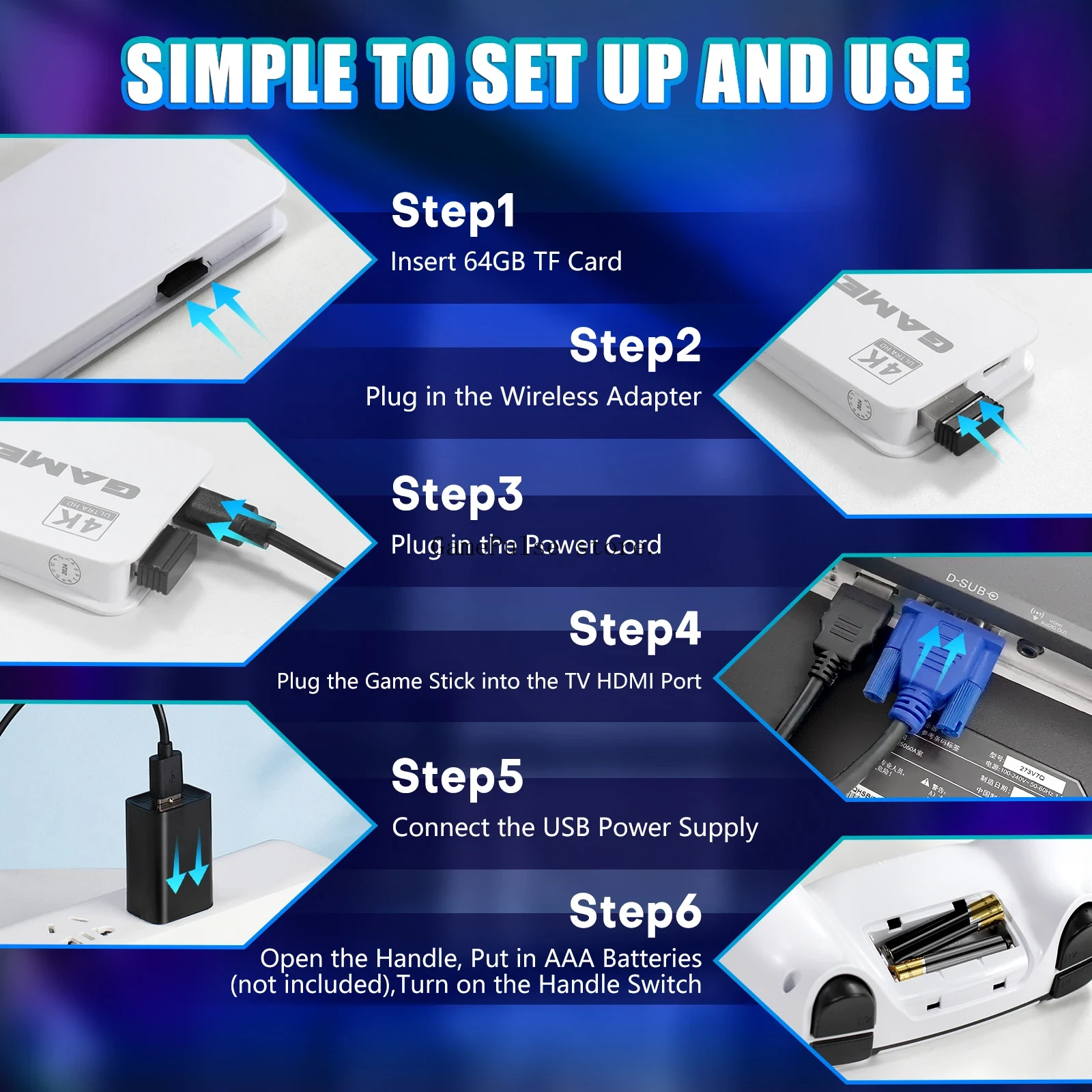 GamePulse2026 20000+ Retro Gam - Retro Gaming Hdmi Stick 评论和价格