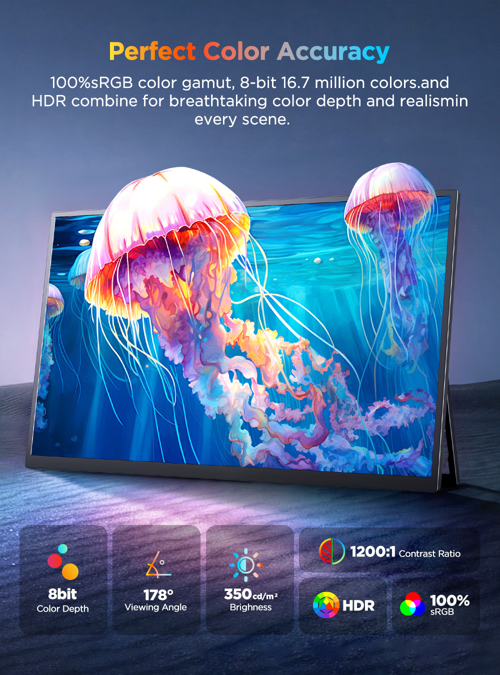 UPERFECT 15.7' 4K Touchscreen  - Crt Monitor Stand 评论和价格