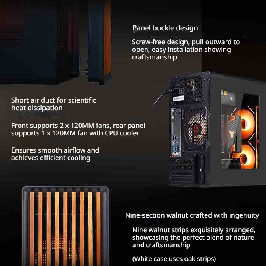 WJCOOLMAN Craftsman 3 MTAX/ITX - Retro Gaming Pc Case 评论和价格