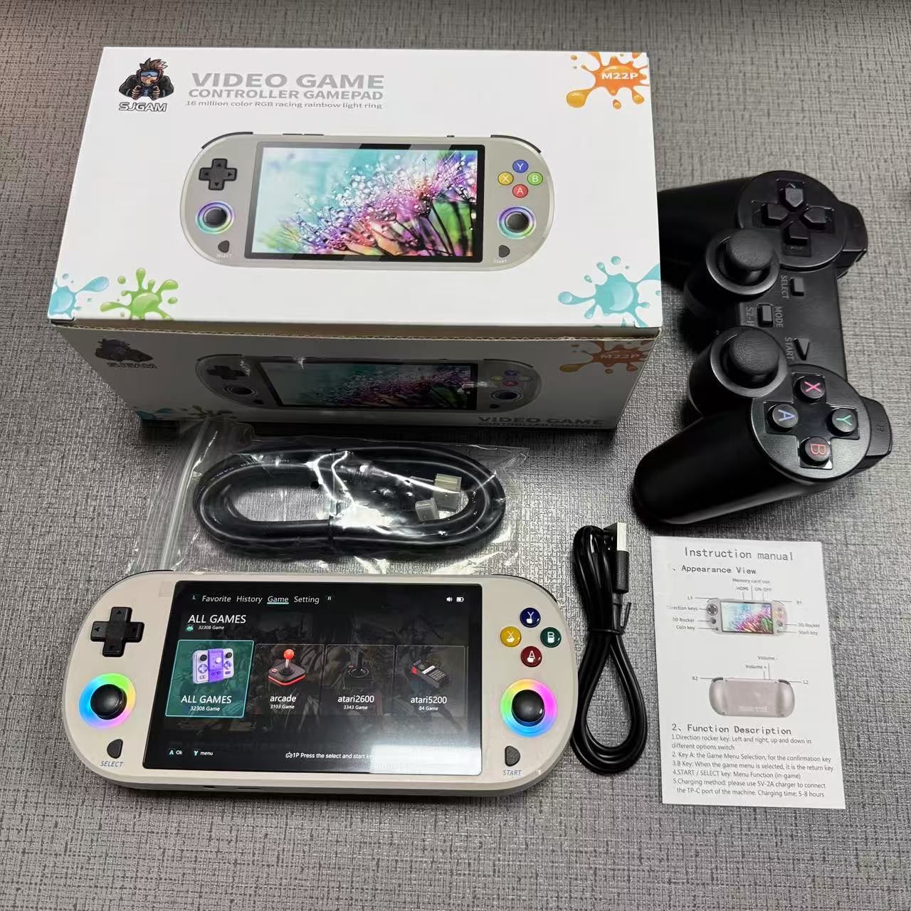 New 128GB M22 Pro Portable Poc - Retro Gaming Laptop 评论和价格