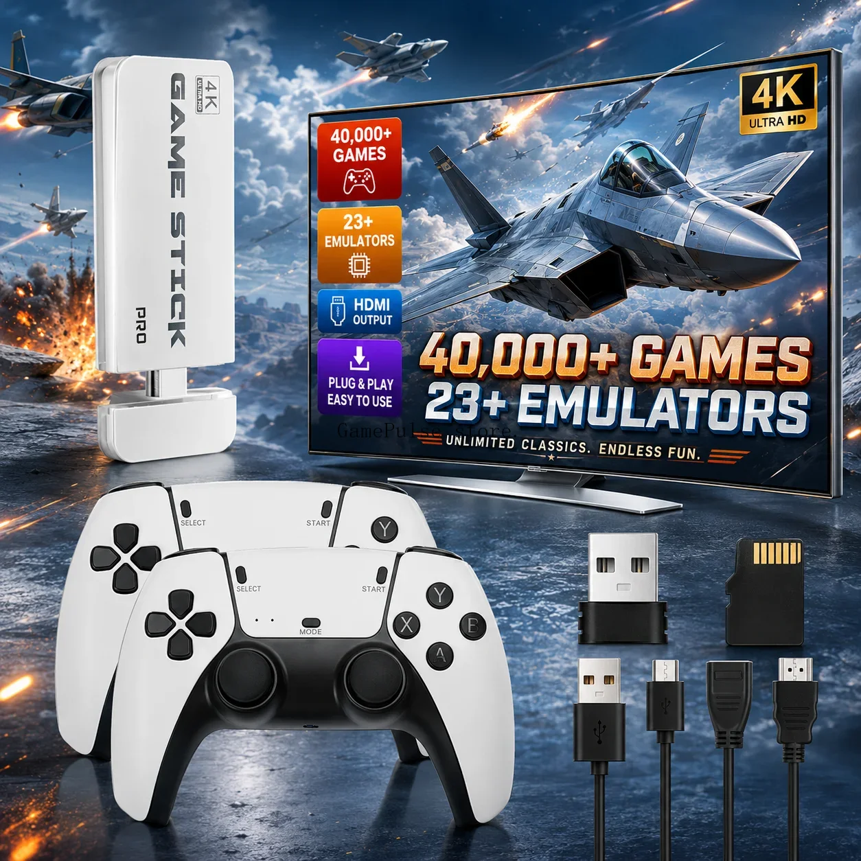 GamePulse M15 Ultra Game Stick - Retro Gaming Tv Box 评论和价格
