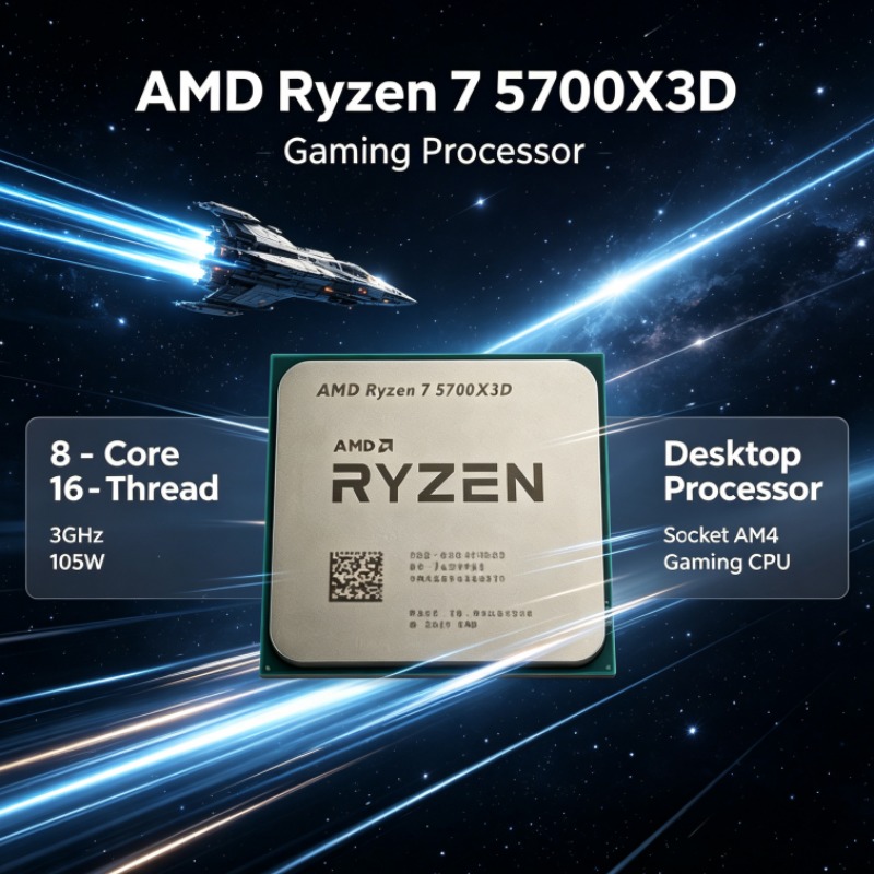 Ryzen 7 5700X3D AMD Socket AM4 - Amd Cpu Ryzen 7 评论和价格