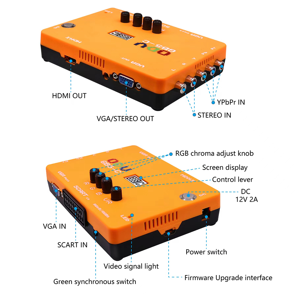 ODV-GBS-C Component/VGA/Scart  - Scart To Hdmi 评论和价格