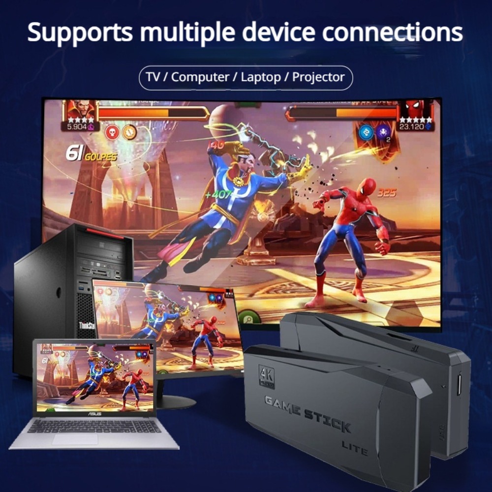 Portable 4K Retro Game Stick C - Retro Gaming Mobile 评论和价格