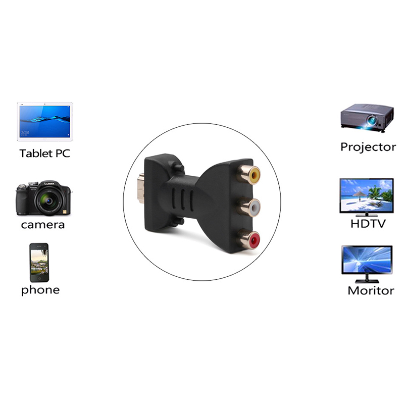 HDMI to AV Converter 3 RCA Ful - Scart To Hdmi 评论和价格