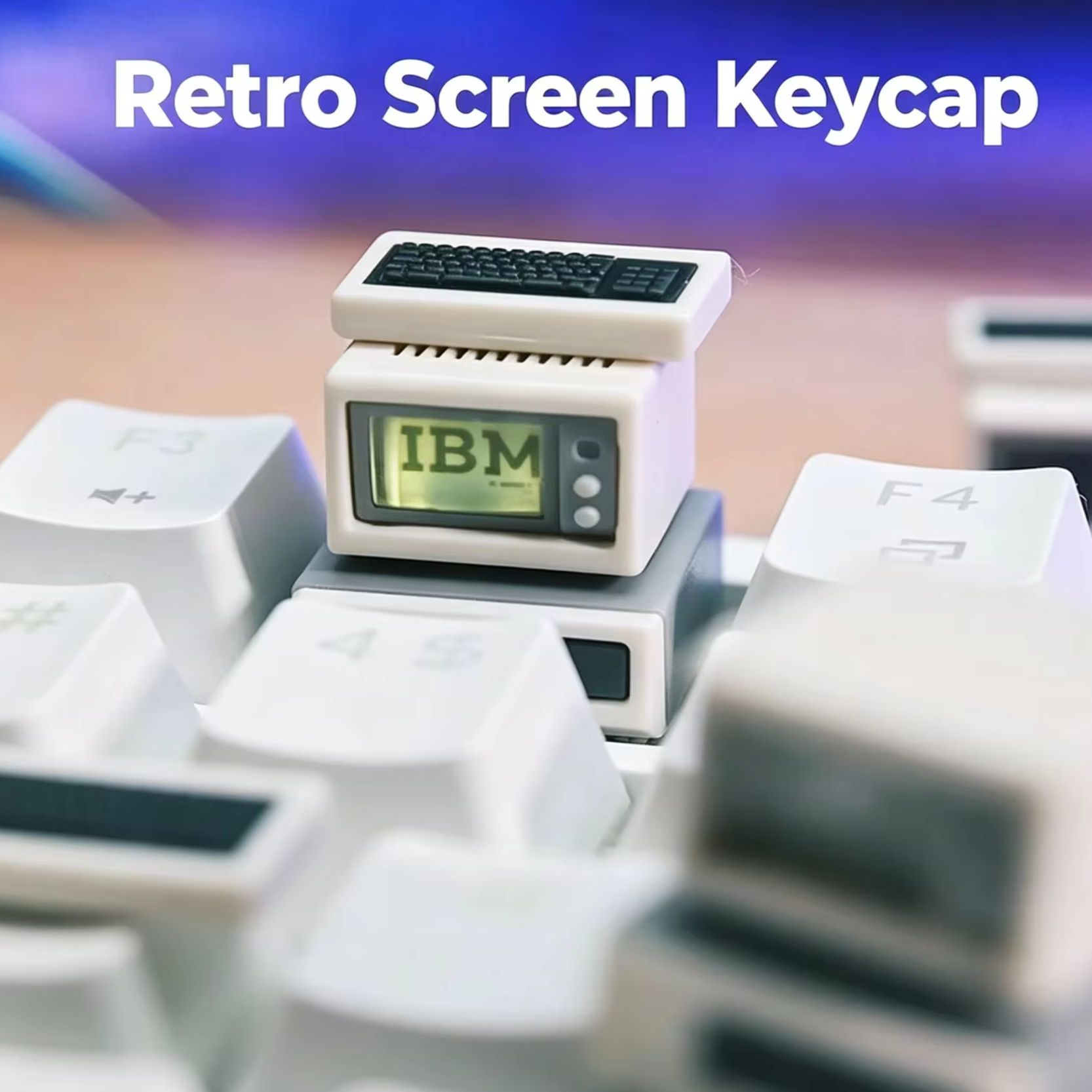 Retro Computer Keycap Backlit  - Retro Gaming Fun 评论和价格