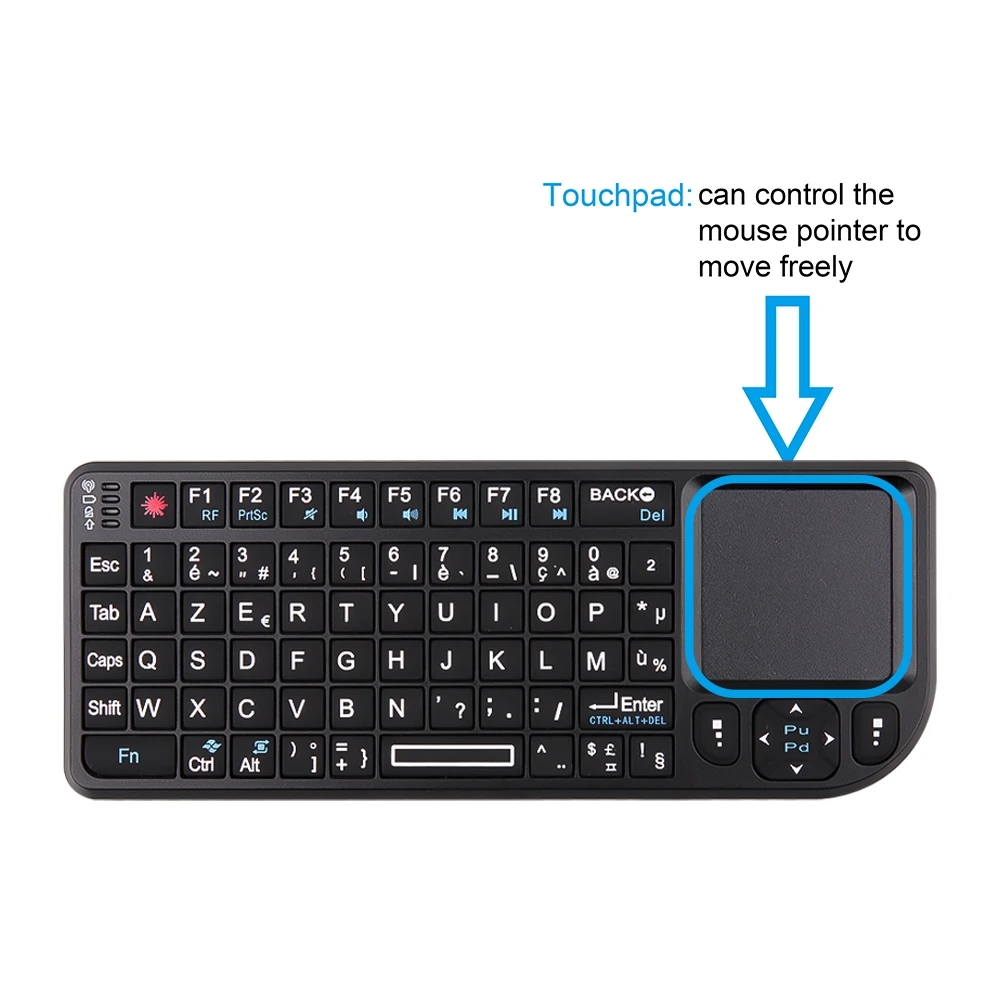 Backlit Mini Wireless Keyboard - Retro Gaming Tv Box 评论和价格