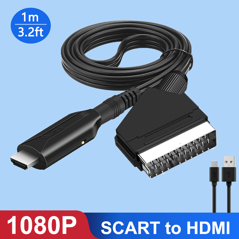 Scart to HDMI Converter 1080P  - Scart To Hdmi 评论和价格