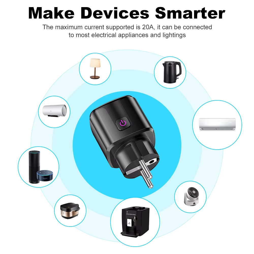 20A AC100-240V Wifi Smart Plug - Crt Monitor Stand 评论和价格