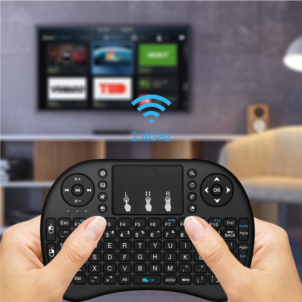 Backlit Mini Wireless Keyboard - Retro Gaming Tv Box 评论和价格