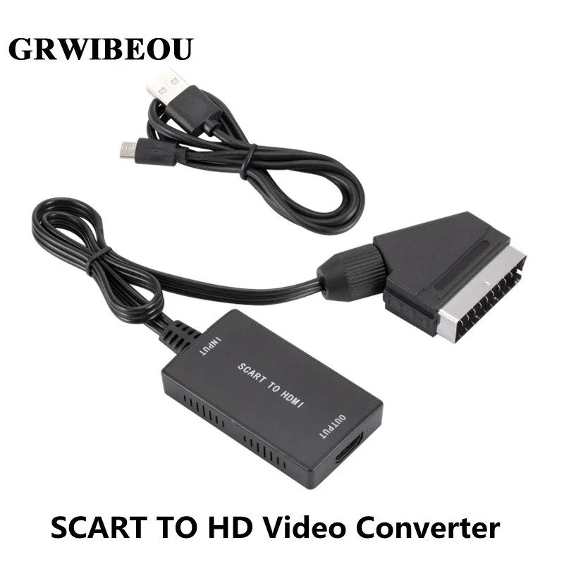 SCART To HDMI-Compatible Conve - Scart To Hdmi 评论和价格