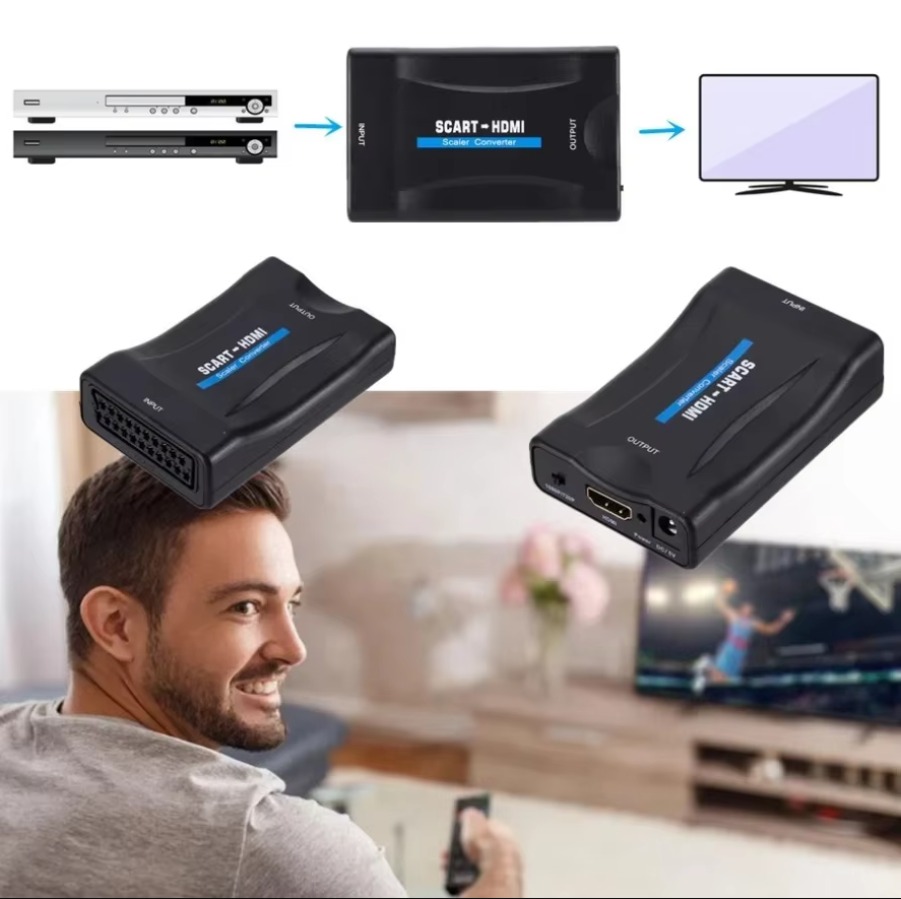 Full HD 1080P SCART to HDMI-co - Scart To Hdmi 评论和价格