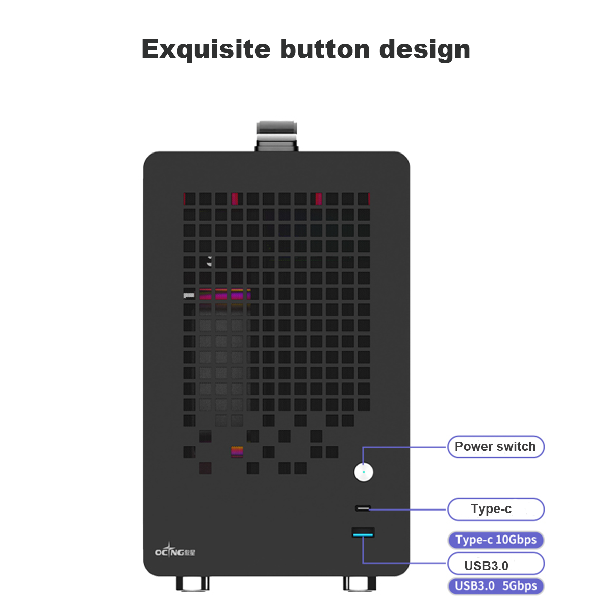 OCNG Weijie PRO Computer Case  - Retro Gaming Pc Case 评论和价格