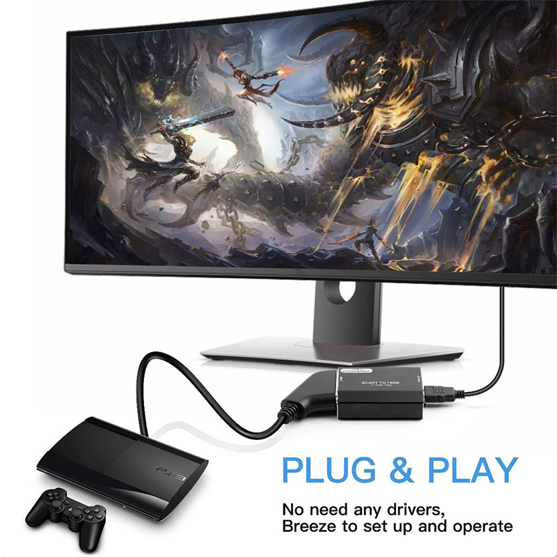 1080P Scart to HDMI Converter  - Scart To Hdmi 评论和价格