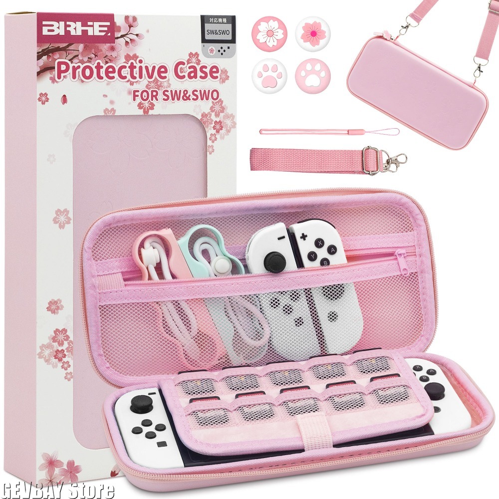 PU  Sakura Pink Shell Portable - Game Carrying Case 评论和价格