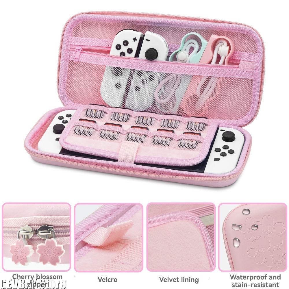 PU  Sakura Pink Shell Portable - Game Carrying Case 评论和价格