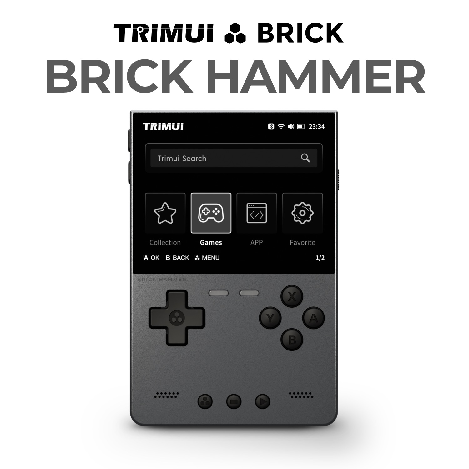 Metal Body Trimui Brick Hammer - Retro Gaming Laptop 评论和价格